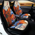 Japanese Koi Fish Tattoo Print Universal Fit Car Seat Covers