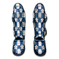 Japanese Lucky Cat And Sakura Print Muay Thai Shin Guards