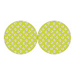 Japanese Lucky Cat Cartoon Print Car Coasters