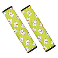 Japanese Lucky Cat Cartoon Print Car Seat Belt Covers