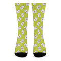 Japanese Lucky Cat Cartoon Print Crew Socks