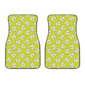 Japanese Lucky Cat Cartoon Print Front Car Floor Mats