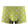 Japanese Lucky Cat Cartoon Print Men's Boxer Briefs