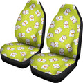 Japanese Lucky Cat Cartoon Print Universal Fit Car Seat Covers