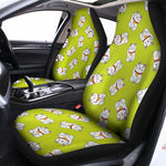 Japanese Lucky Cat Cartoon Print Universal Fit Car Seat Covers