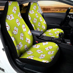 Japanese Lucky Cat Cartoon Print Universal Fit Car Seat Covers