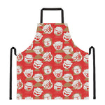 Japanese Lucky Cat Pattern Print Apron