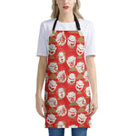 Japanese Lucky Cat Pattern Print Apron