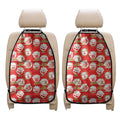 Japanese Lucky Cat Pattern Print Car Seat Organizers
