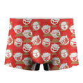 Japanese Lucky Cat Pattern Print Men's Boxer Briefs