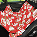 Japanese Lucky Cat Pattern Print Pet Car Back Seat Cover