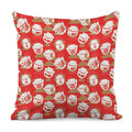 Japanese Lucky Cat Pattern Print Pillow Cover