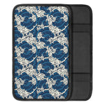 Japanese Ocean Wave Pattern Print Car Center Console Cover