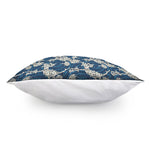 Japanese Ocean Wave Pattern Print Pillow Cover