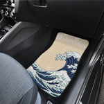 Japanese Ocean Wave Print Front and Back Car Floor Mats