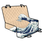 Japanese Ocean Wave Print Pet Car Back Seat Cover
