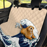 Japanese Ocean Wave Print Pet Car Back Seat Cover
