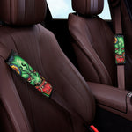Japanese Oni Demon With Snake Print Car Seat Belt Covers