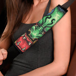 Japanese Oni Demon With Snake Print Car Seat Belt Covers