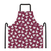 Japanese Origami Crane Pattern Print Apron