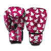 Japanese Origami Crane Pattern Print Boxing Gloves