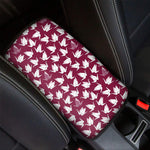 Japanese Origami Crane Pattern Print Car Center Console Cover