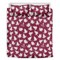 Japanese Origami Crane Pattern Print Duvet Cover Bedding Set