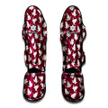Japanese Origami Crane Pattern Print Muay Thai Shin Guards