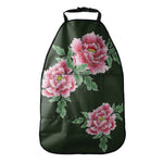Japanese Peony Print Car Seat Organizers