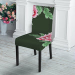 Japanese Peony Print Dining Chair Slipcover
