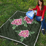 Japanese Peony Print Quilt