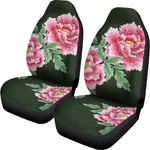 Japanese Peony Print Universal Fit Car Seat Covers
