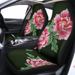Japanese Peony Print Universal Fit Car Seat Covers