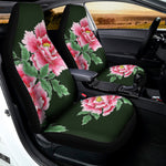 Japanese Peony Print Universal Fit Car Seat Covers
