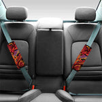 Japanese Phoenix Print Car Seat Belt Covers