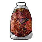 Japanese Phoenix Print Car Seat Organizers