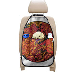 Japanese Phoenix Print Car Seat Organizers