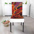 Japanese Phoenix Print Dining Chair Slipcover