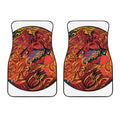 Japanese Phoenix Print Front Car Floor Mats