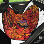 Japanese Phoenix Print Pet Car Back Seat Cover