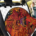 Japanese Phoenix Print Pet Car Back Seat Cover