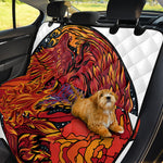 Japanese Phoenix Print Pet Car Back Seat Cover