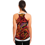 Japanese Phoenix Print Women's Racerback Tank Top