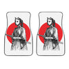 Japanese Samurai Girl Print Front Car Floor Mats