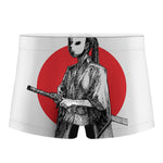Japanese Samurai Girl Print Men's Boxer Briefs