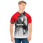 Japanese Samurai Girl Print Men's T-Shirt