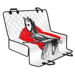 Japanese Samurai Girl Print Pet Car Back Seat Cover