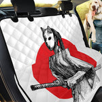 Japanese Samurai Girl Print Pet Car Back Seat Cover