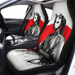 Japanese Samurai Girl Print Universal Fit Car Seat Covers