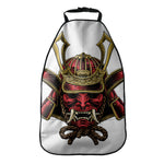 Japanese Samurai Helmet Print Car Seat Organizers
